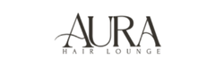Aura Hair Lounge logo brugt som reference hos Digant